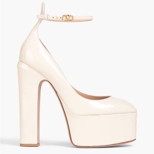 Valentino Garavani Ivory Platform Heels